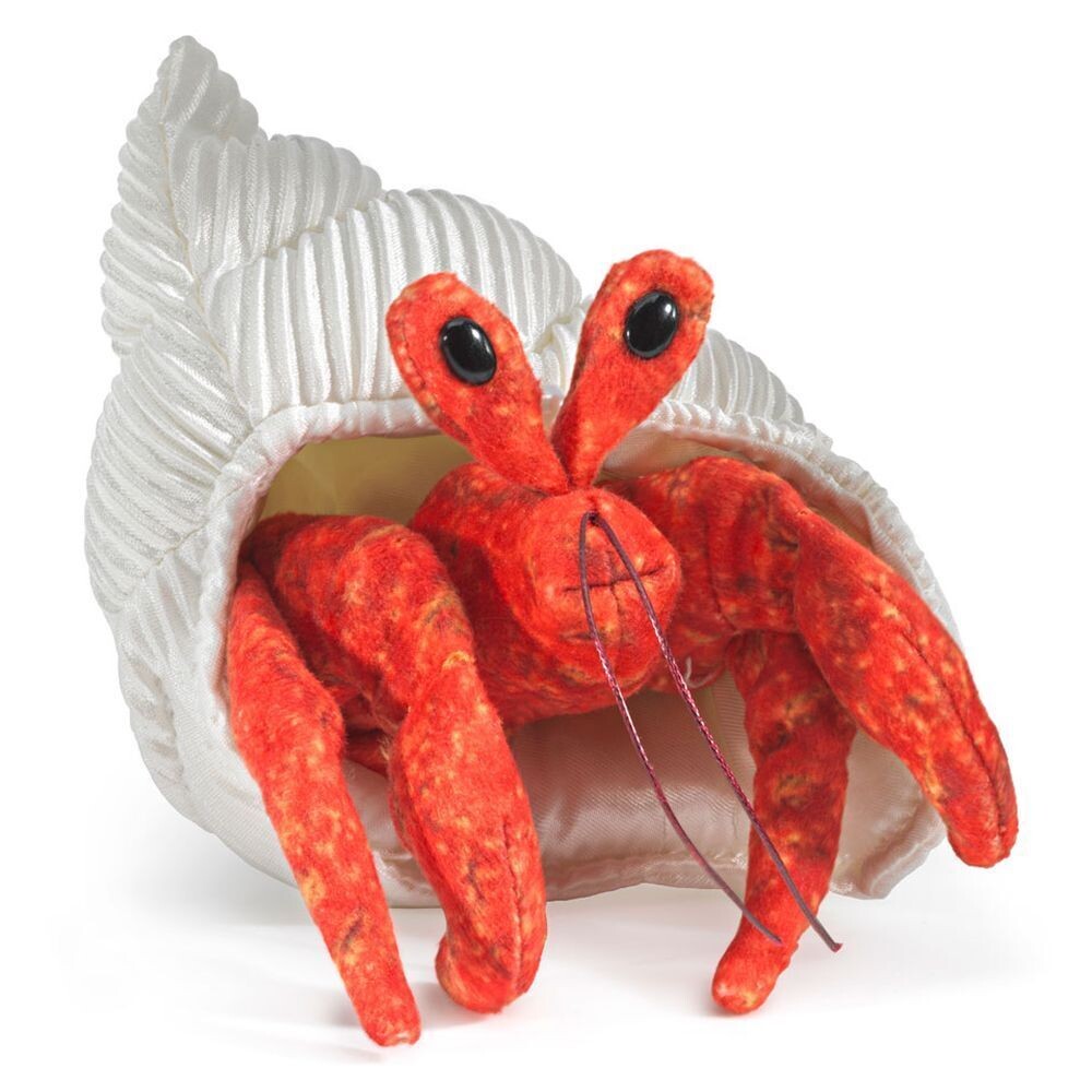 Einsiedlerkrebs / Mini Hermit Crab  Fingerpuppe - Folkmanis
