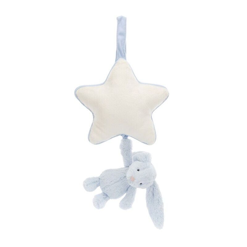 Spieluhr Hase Bashful Bunny Hellblau Musical Pull - Jellycat Baby