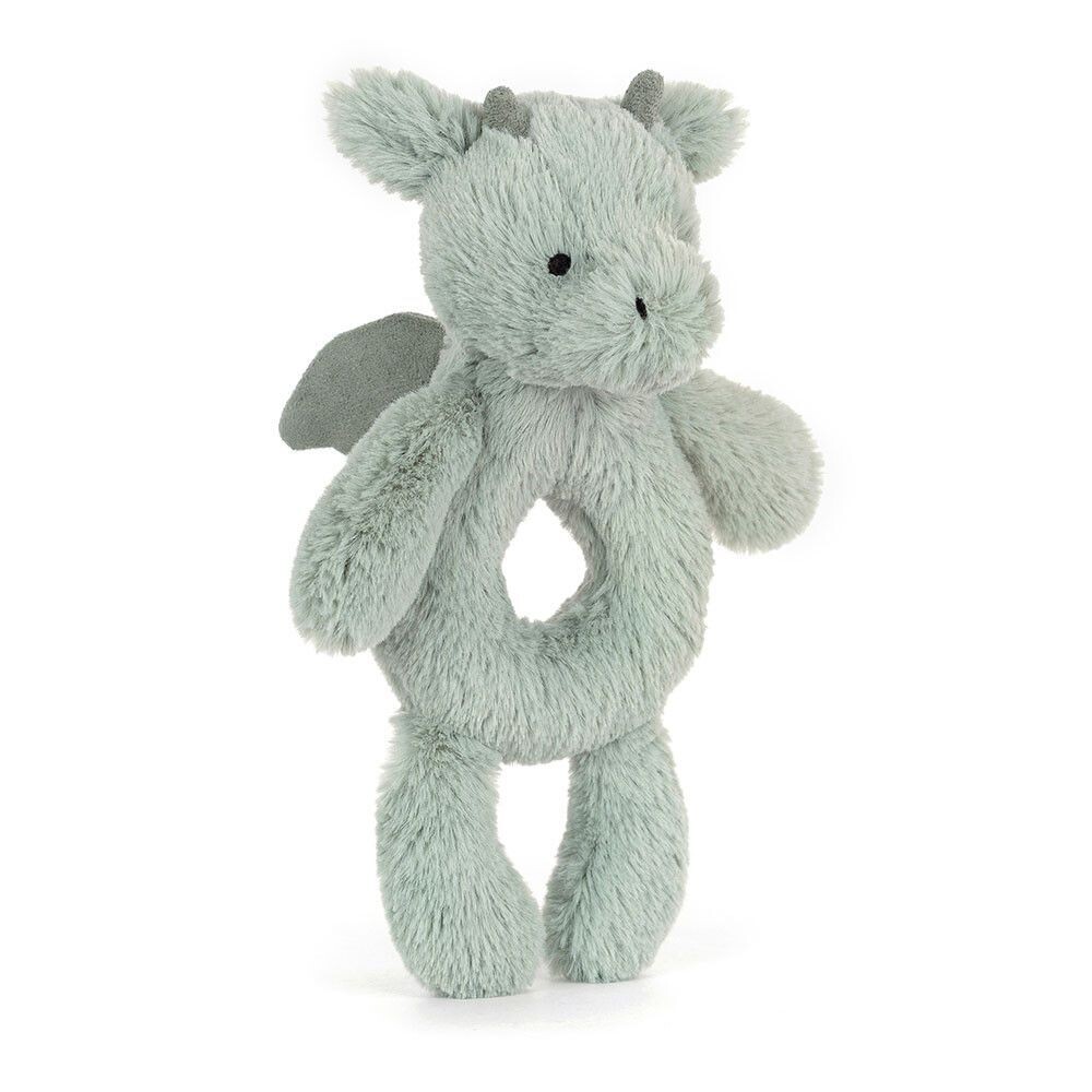 Rassel Drache Bashful Dragon Ring Rattle - Jellycat Baby