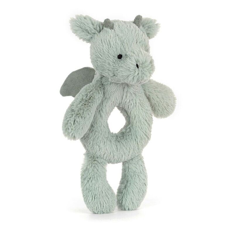 Rassel Drache Bashful Dragon Ring Rattle - Jellycat Baby Rassel Drache Bashful Dragon Ring Rattle - Jellycat Baby