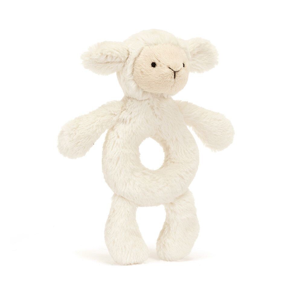 Rassel Lamm Bashful Lamb Ring Rattle - Jellycat Baby