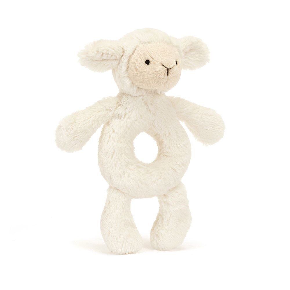 Rassel Lamm Bashful Lamb Ring Rattle - Jellycat Baby