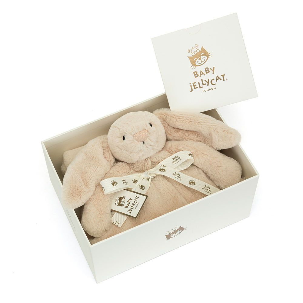 Decke Hase Bashful Luxe Bunny Beige Blankie - Jellycat Baby