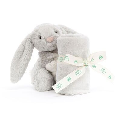 Schmusetuch Hase Bashful Silber Bunny Soother - Jellycat Baby