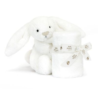 Schmusetuch Hase Bashful Luxe Bunny Weiß Soother - Jellycat Baby