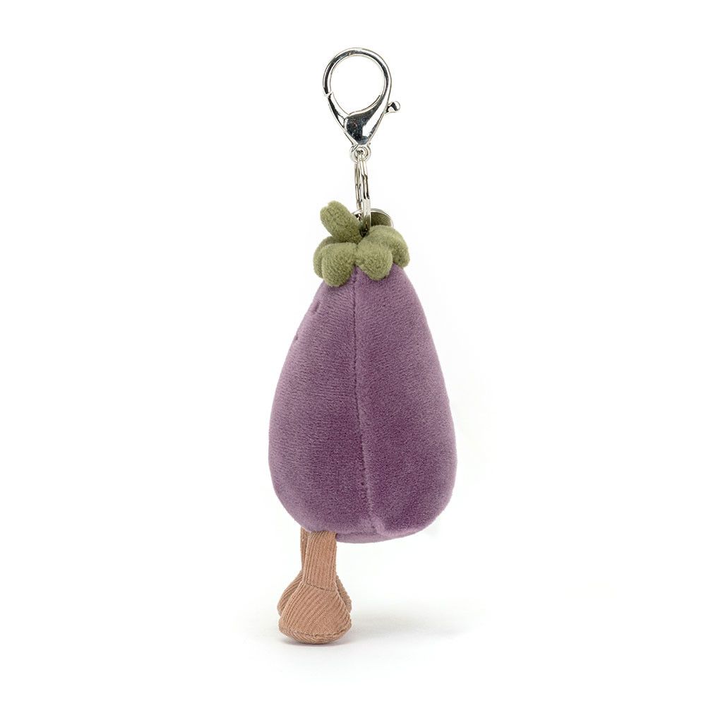 Aubergine Taschenanhänger - Bag Charms