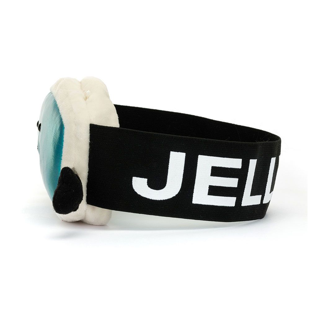 Jellycat Amuseables Sports Ski Goggles, Kuscheltier Skibrille & Sportbrille mit kleinen Händen, Ansicht von vorne