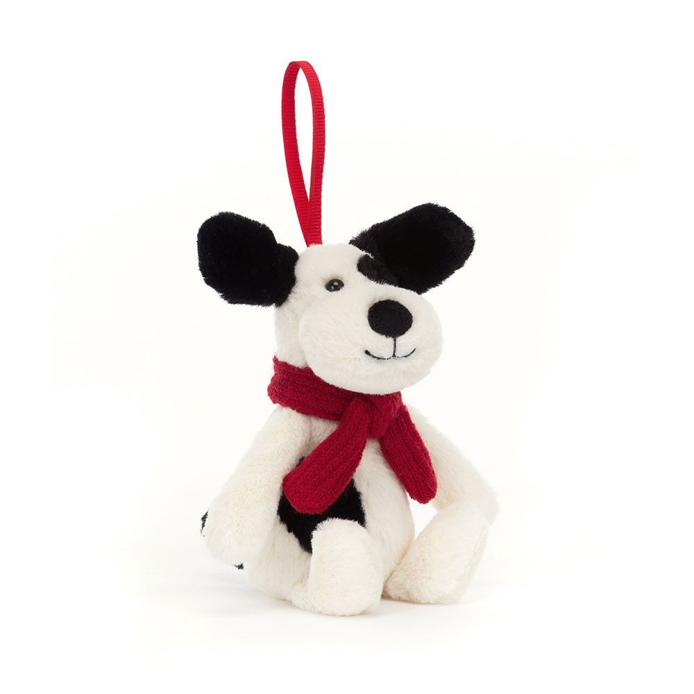 Hund Bashful Puppy  Anhänger - Jellycat Christmas