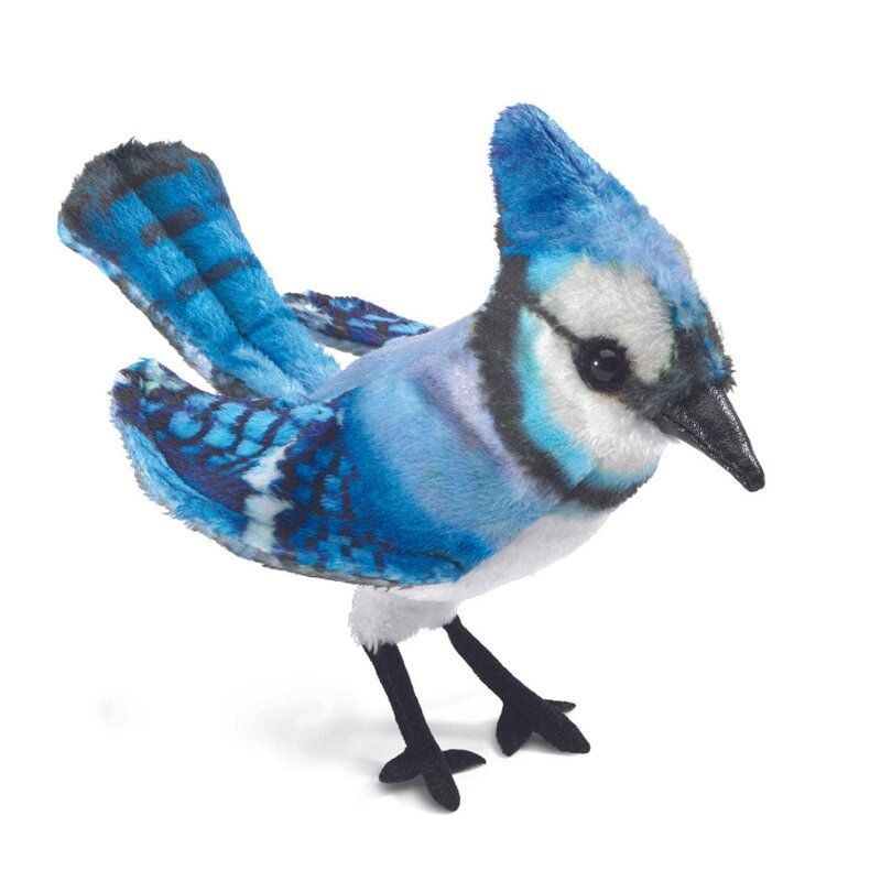 Vogel Blauhäher Fingerpuppe - Folkmanis