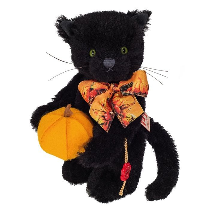 Halloweenkatze limitiert 200 Stück - Hermann Teddy