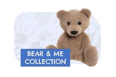 Kategoriebild: Bear & Me by Charlie Bears – kuschelweiche Plüschtiere ab Geburt, sicher, pflegeleicht und liebevoll gestaltet für Babys und Kleinkinder.