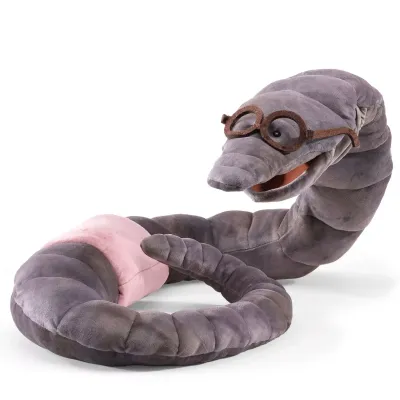 Wurm Bücherwurm - Folkmanis