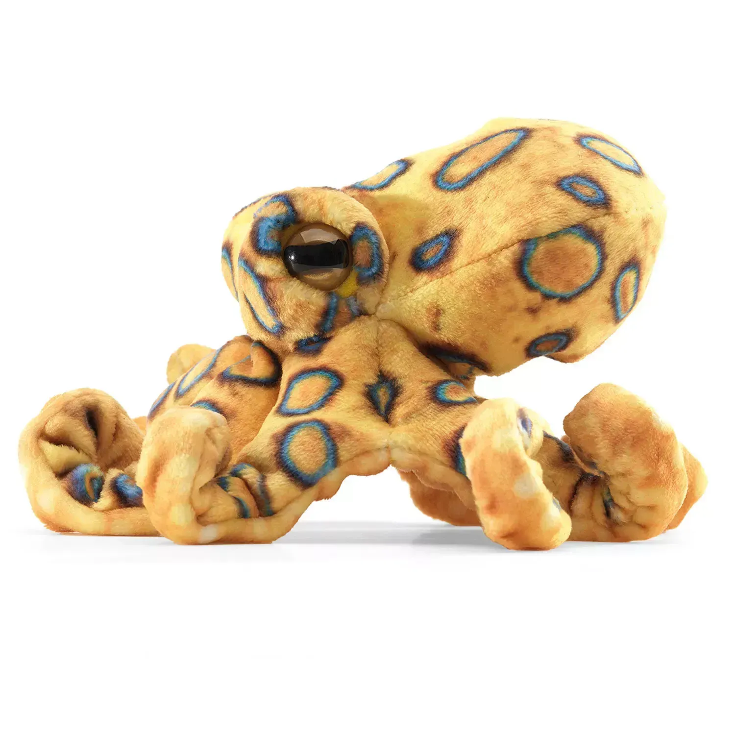 Krake blaugeringelt Fingerpuppe - Folkmanis