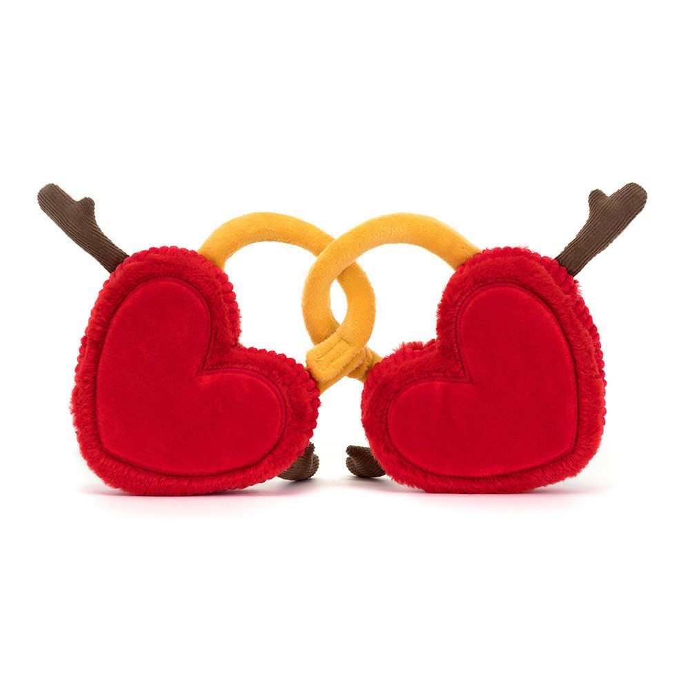 Jellycat Val & Tina Love Locks als weiches Plüsch-Duo mit Gesichtern und Liebe zum Detail, von vorne