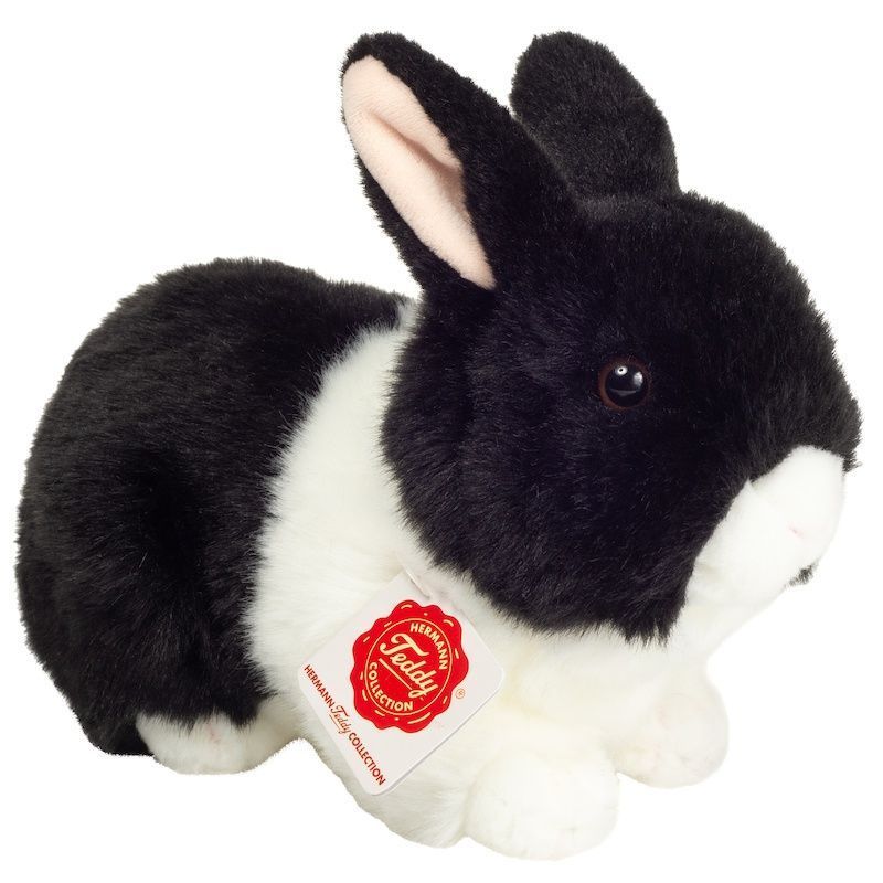 Hase schwarz-weiß  - Hermann Teddy