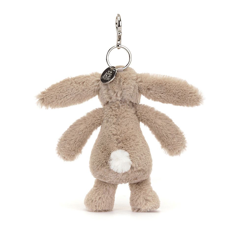 Hase Beige Petal Blossom Bunny Taschenanhänger - Bag Charms