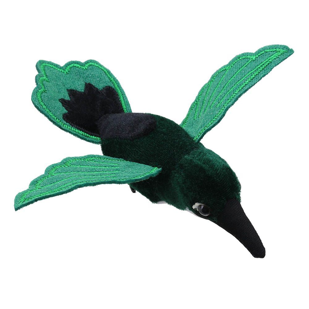 Fingerpuppe Kolibri Grün