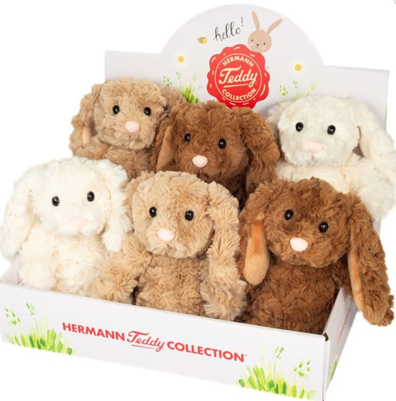 Hase Creme, Beige oder Braun - Hermann Teddy Hase Creme, Beige oder Braun - Hermann Teddy