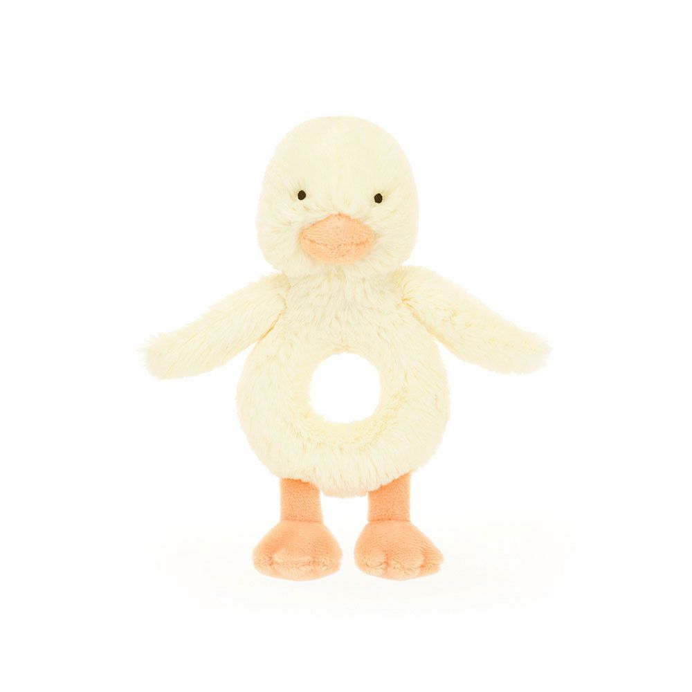 Rassel Ente Duckling Ring Rattle - Jellycat Baby
