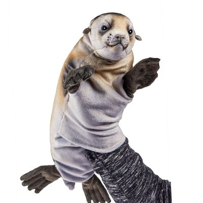 Mönchsrobbe Handpuppe - Hansa Creation Mönchsrobbe Handpuppe 40 cm – naturgetreue Meeresfigur von Hansa Creation