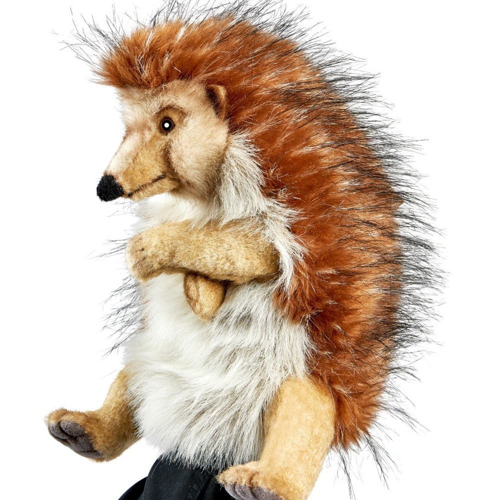 Igel Handpuppe 32 cm – realitätsnahe Plüschfigur von Hansa Creation