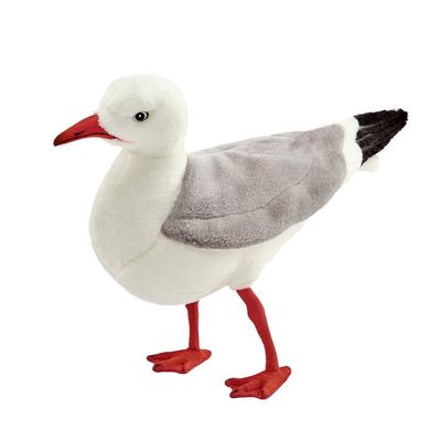 Möwe 33 cm – naturgetreues Plüschtier mit realistisch gestaltetem Gefieder