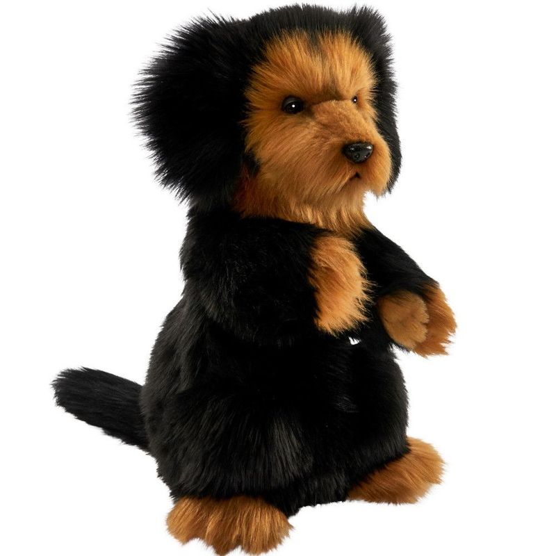 Dackel Handpuppe - Hansa Creation Dackel Handpuppe 35 cm – Plüschtier in realistischer Optik mit treuen Augen