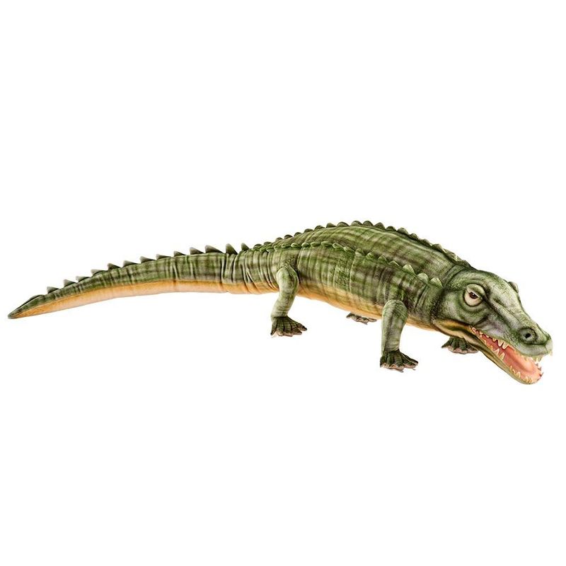Crocodile - Hansa Creation Crocodile plush 147 cm – large realistic reptile toy for wildlife fans and collectors