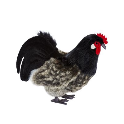 Huhn Schwarz 34 cm – naturgetreues Plüschtier mit feinen Details und realistischem Federlook