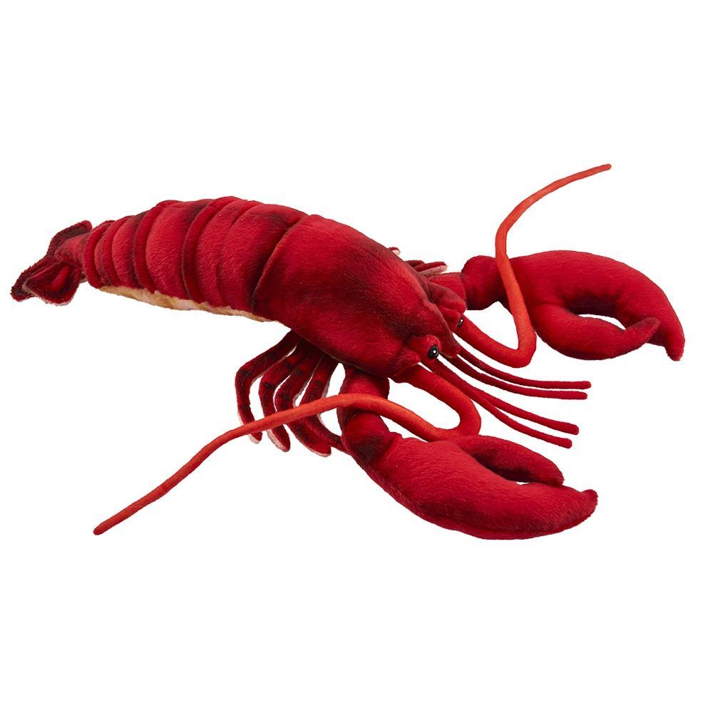 Hummer 40 cm – naturgetreues Plüschtier mit realistischer Farbe und Scheren