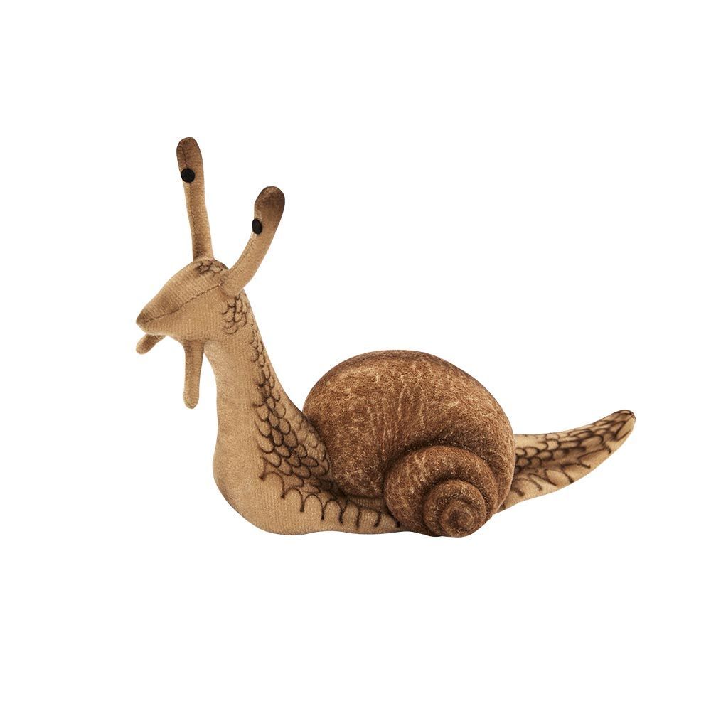Schnecke 22 cm – naturgetreues Stofftier mit detailreichem Gehäuse und sanfter Farbgebung