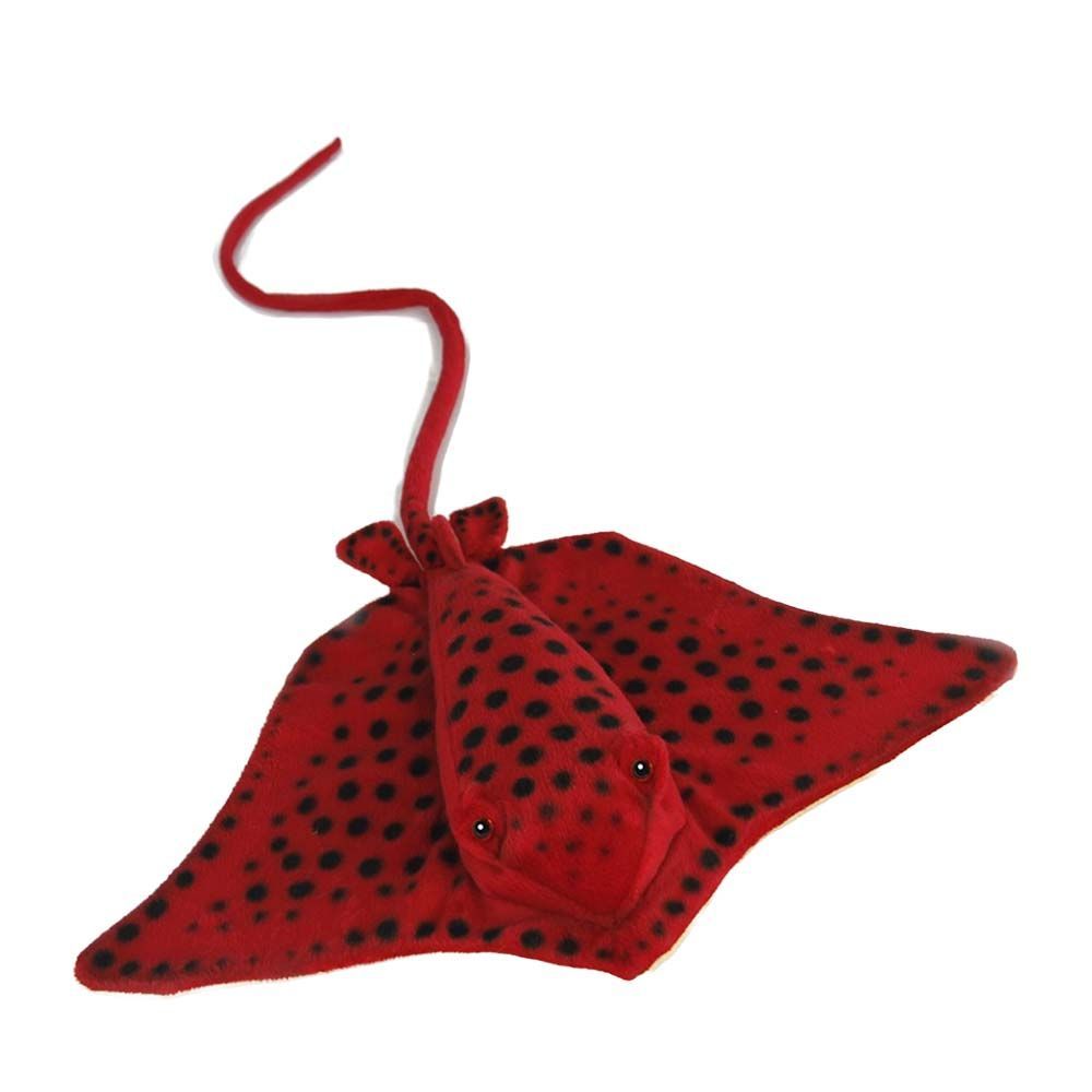 Stingray 50 cm – rotes, naturgetreues Stofftier mit maritimen Details