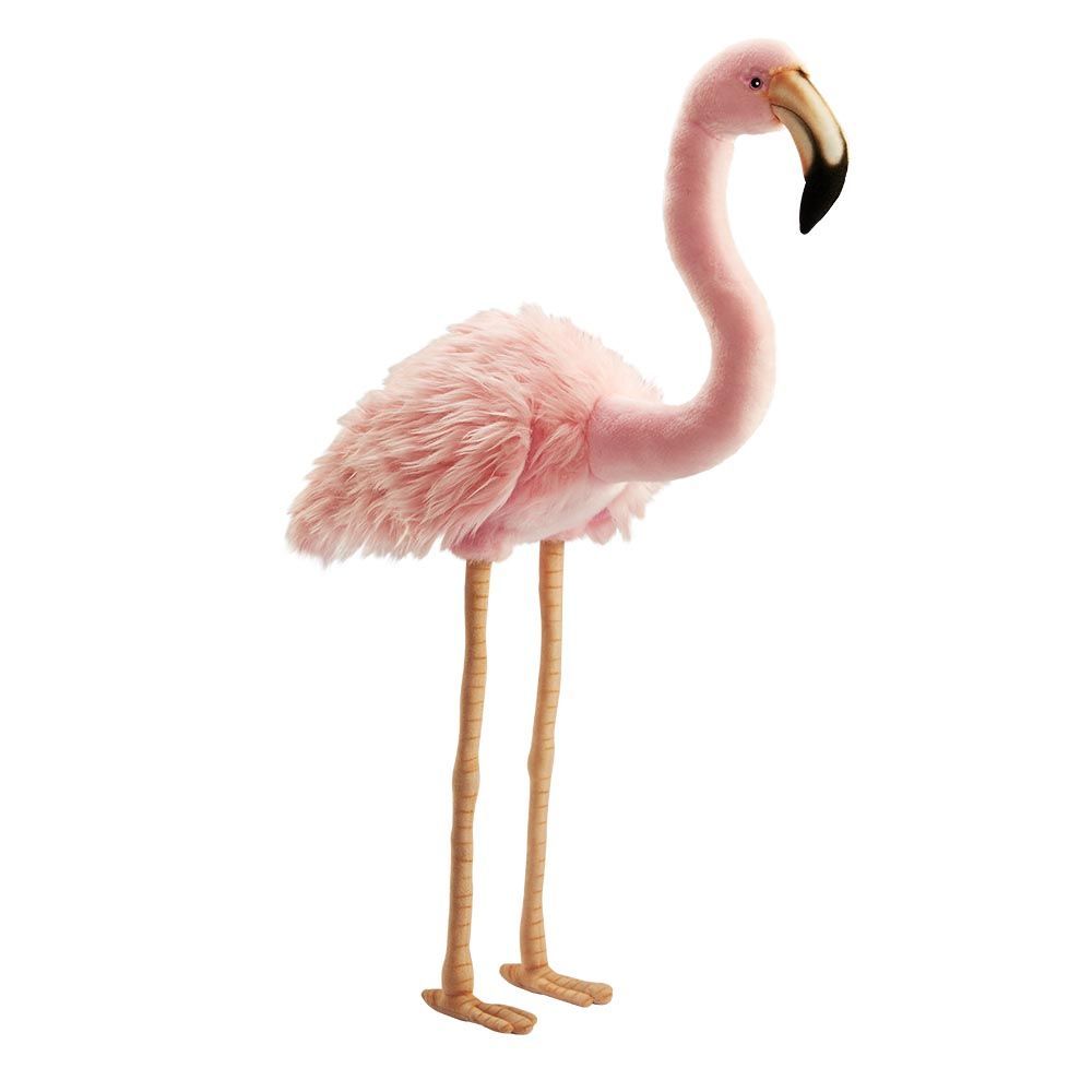 Flamingo 80 cm – naturgetreues Plüschtier mit rosa Gefieder und langen Beinen