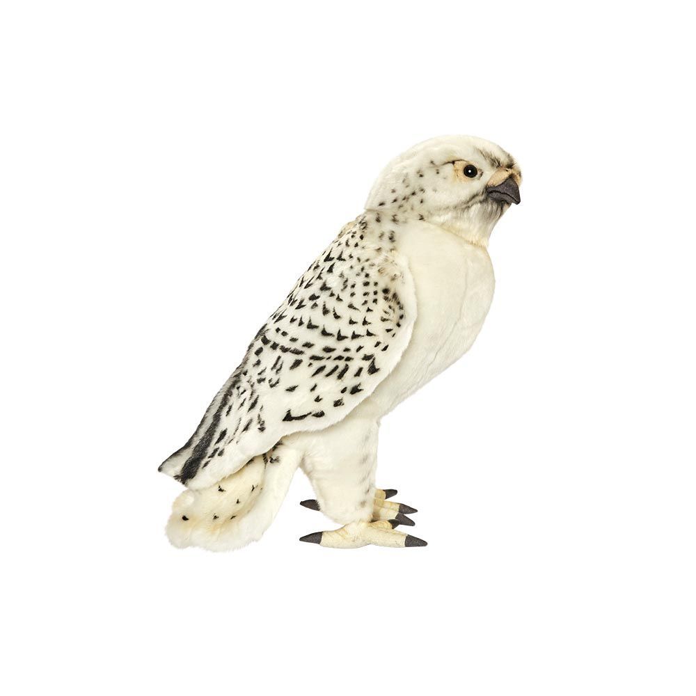 Gerfalke 35 cm – naturgetreuer Plüsch-Greifvogel mit edlem Gefieder