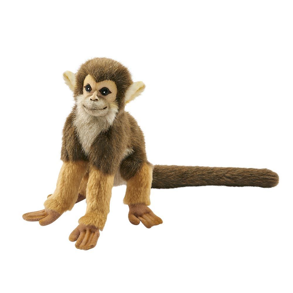 Affe Saïmiri 20 cm – kleiner, realistischer Plüschaffe mit liebevollen Details