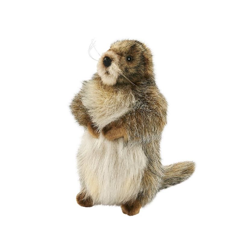 Marmot Upright - Hansa Creation Upright Marmot 22 cm – lifelike plush toy with charming, detailed design
