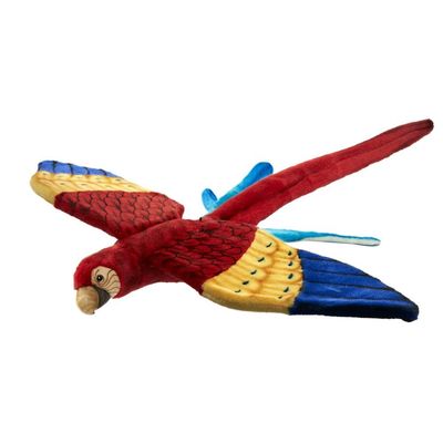 Ara Rot Fliegend - Hansa Creation Fliegender Ara Rot 75 cm – naturgetreues, exotisches Plüschtier von Hansa