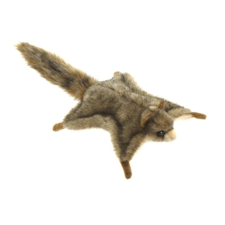 Flughörnchen 21 cm – detailgetreues Plüschtier mit Gleitflügeln