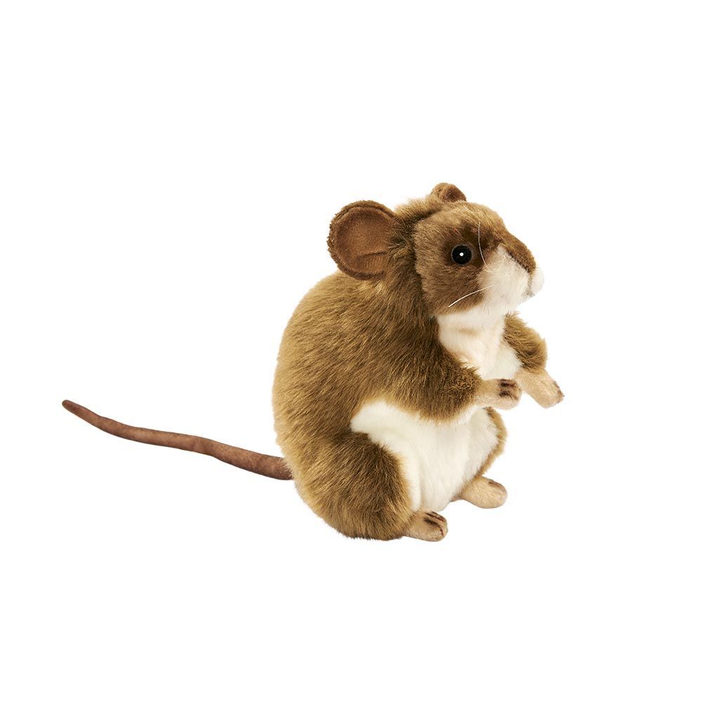 Maus 15 cm von Hansa – naturgetreues, kleines Kuscheltier mit feiner Detailarbeit