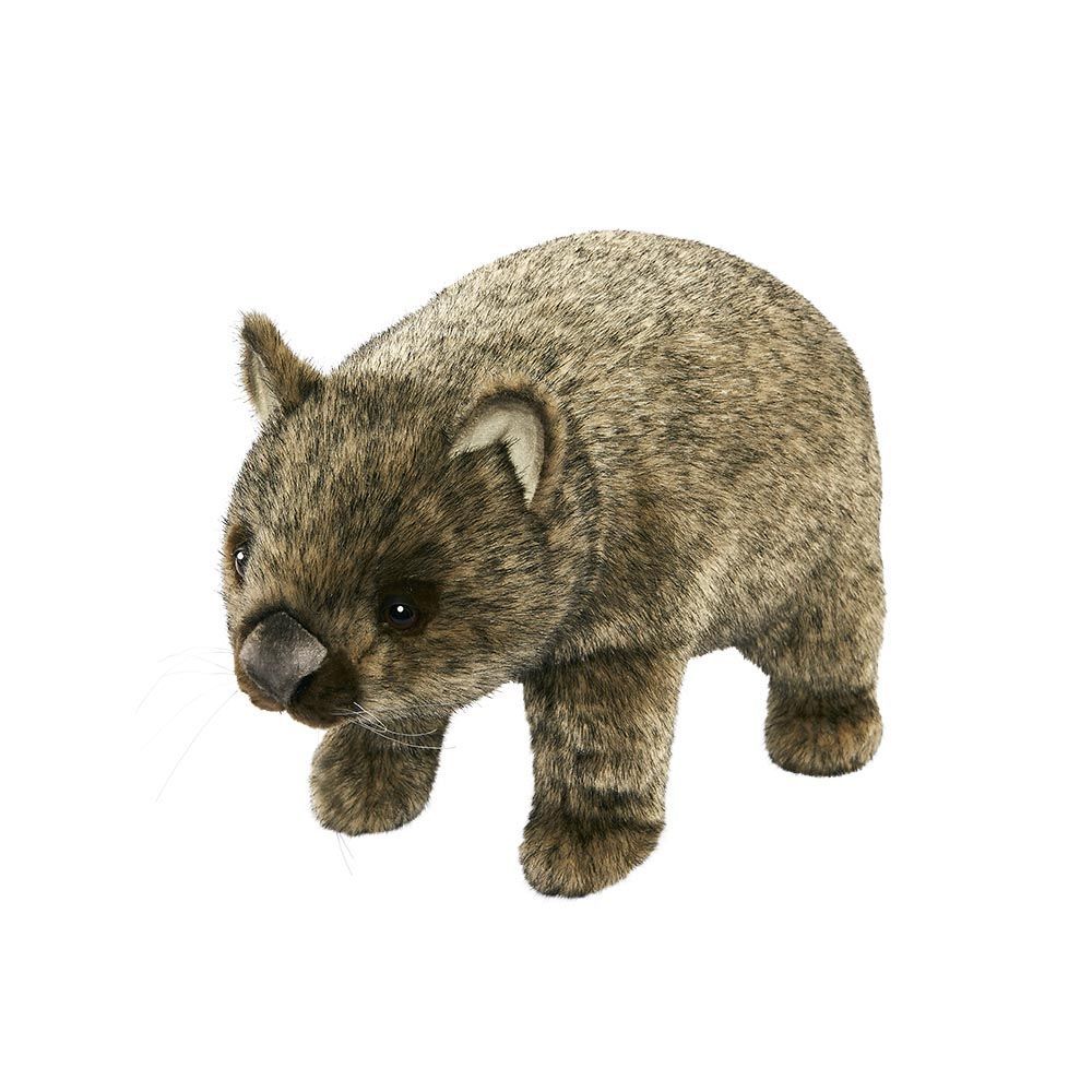 Wombat 28?cm – naturgetreues Stofftier von Hansa Creation mit weichem Plüsch
