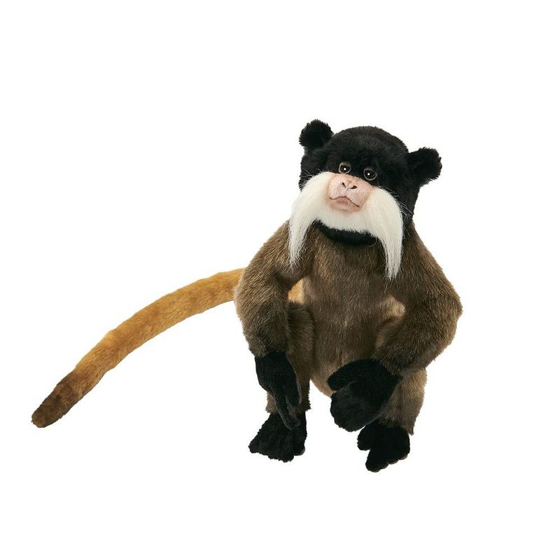 Emperor Tamarin Monkey - Hansa Creation Emperor Tamarin Monkey 30?cm – realistic plush toy by Hansa Creation