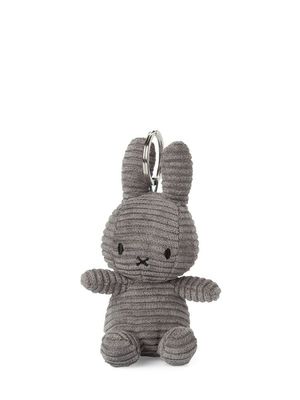 Hase Schlüsselanhänger Miffy ECO Cord Grau - Bon Ton Toys Kuscheltier Hase Schlüsselanhänger Miffy ECO Cord Grau, 10 cm gross, nachhaltig