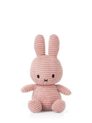 Kuscheltier Hase Miffy ECO Cord Rosa, 23 cm gross, nachhaltig