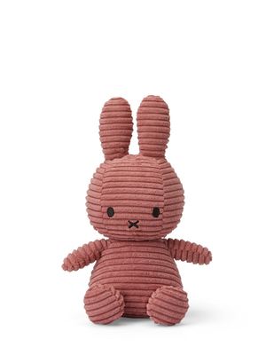 Hase Miffy ECO Cord Altrosa - Bon Ton Toys Kuscheltier Hase Miffy ECO Cord Altrosa, 23 cm gross, nachhaltig
