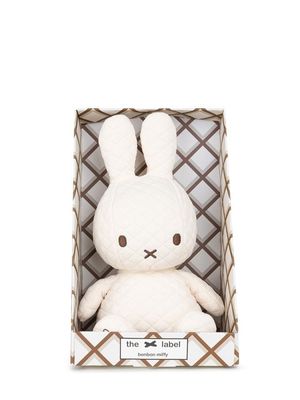 Hase Miffy Rautensteppung Geschenkbox Creme - Bon Ton Toys Kuscheltier Hase Miffy Rautensteppung Geschenkbox Creme, 23 cm gross, nachhaltig