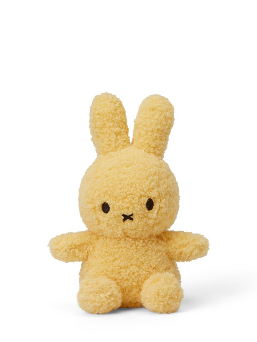 Kuscheltier Hase Miffy ECO Teddy Gelb, 23 cm gross, nachhaltig