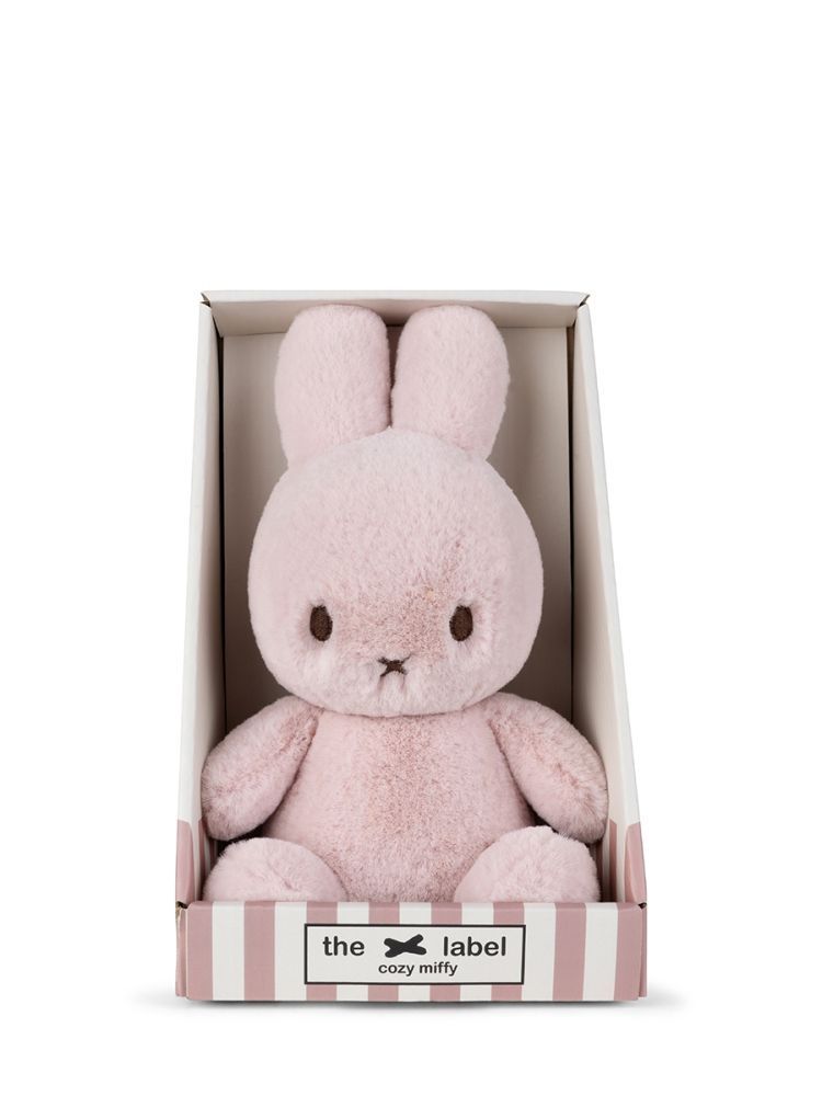 Kuscheltier Hase Miffy Flauschig Geschenkbox Hellrosa, 23 cm gross, nachhaltig