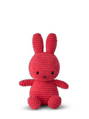 Kuscheltier Hase Miffy ECO Cord Fuchsie, 23 cm gross, nachhaltig