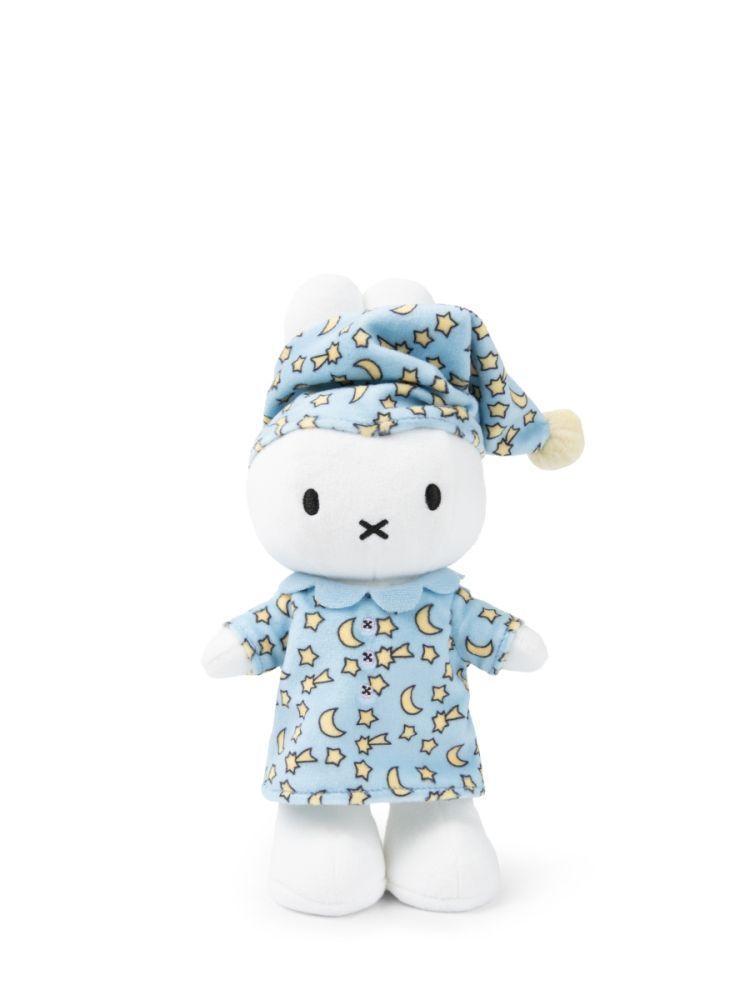 Kuscheltier Hase Miffy Schlafanzug stehend, 24 cm gross, nachhaltig