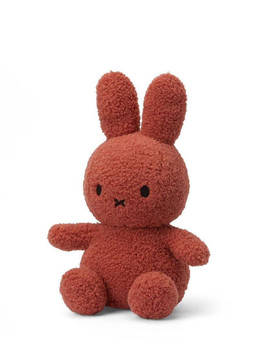 Kuscheltier Hase Miffy ECO Teddy Rotbraun, 33 cm gross, nachhaltig